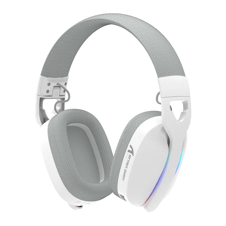 OPENBOX Headset Gamer Attack Shark L90, RGB, Drivers 40mm, Para PC/PS4/PS5/Xbox/Nintendo Switch, Tri-Mode, Branco, L90-WH