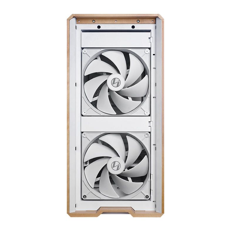 Gabinete Gamer Lian Li Lancool 217, Mid-Tower, Lateral de Vidro, Com 5 Fans, Branco, LAN217W