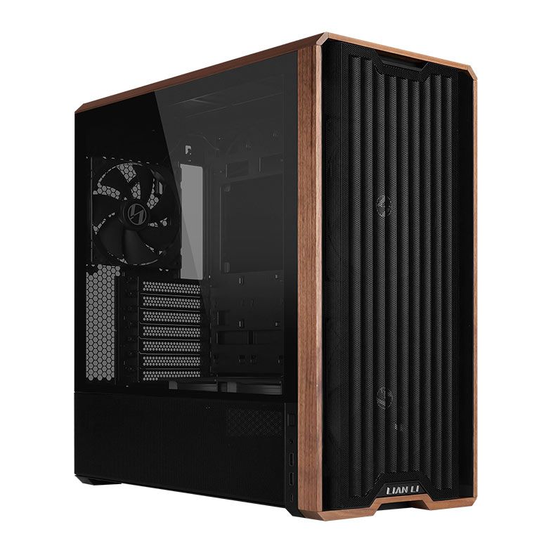 Gabinete Gamer Lian Li Lancool 217, ARGB, Mid-Tower, Lateral de Vidro, Com 5 Fans, Preto, LAN217X