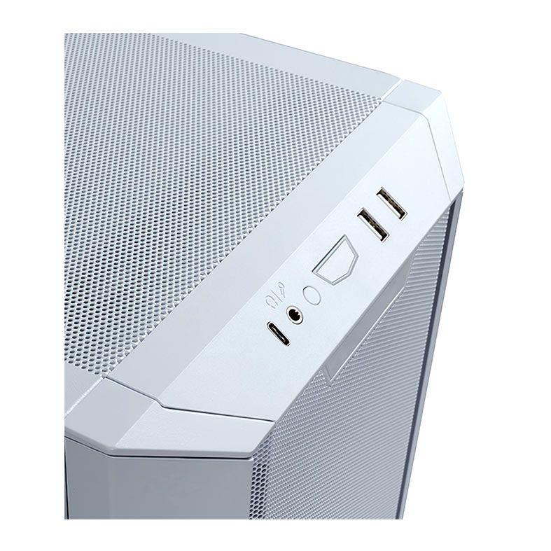 Gabinete Gamer Lian Li Lancool III, Full-Tower, Lateral de Vidro, Com 4 Fans, Branco, LANC-3-W