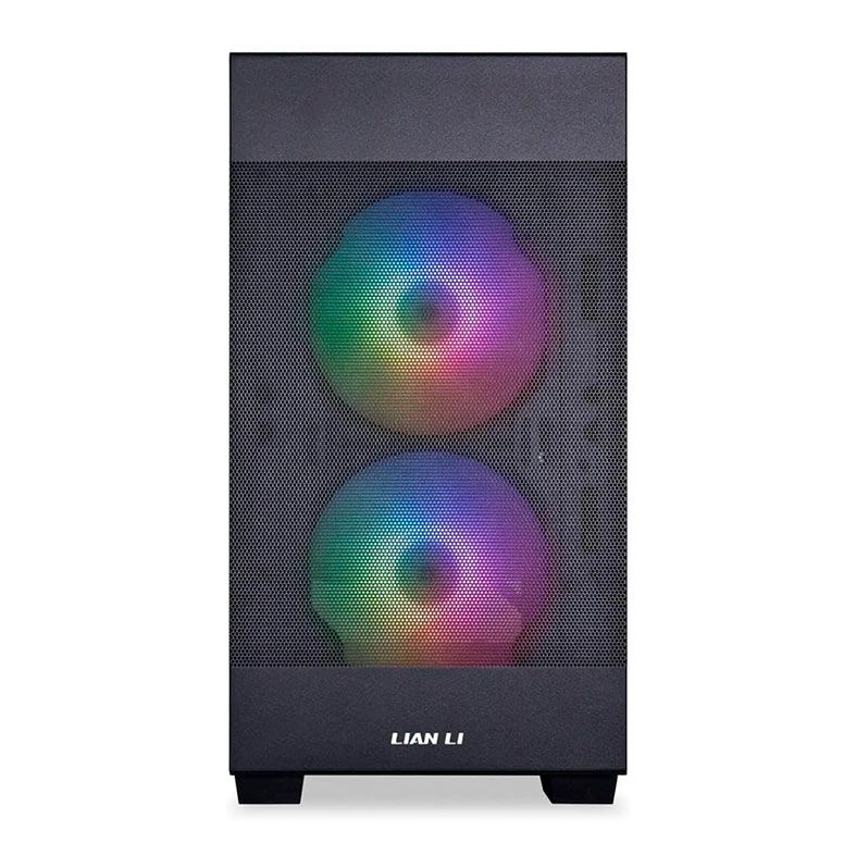 Gabinete Gamer Lian LI Lancool 205M Mesh, RGB, Mid-Tower, Lateral De Vidro, Com 2 Fans, Preto, LANC205M-MESH-BK