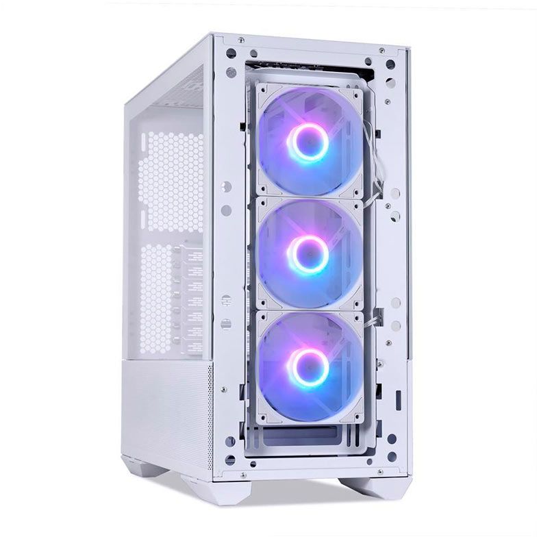 Gabinete Gamer Lian Li Lancool II Mesh C, RGB, Lateral de Vidro, Snow Edition, LANCOOL II MESH C RGB-S