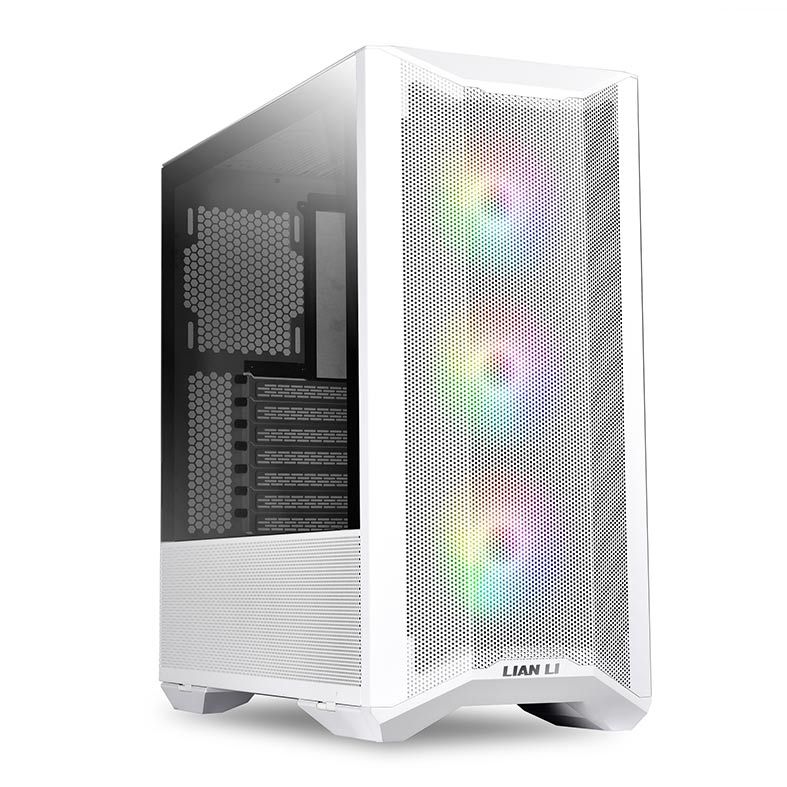 Gabinete Lian Li Lancool II Mesh RGB Laterais Vidro Branco, Lancool II Mesh RGB-W