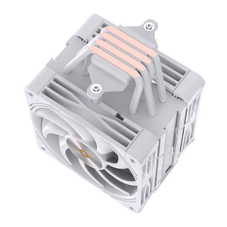Cooler Para Processador Loving Cool K4000W, 2x120mm, Branco, LC-K4000W
