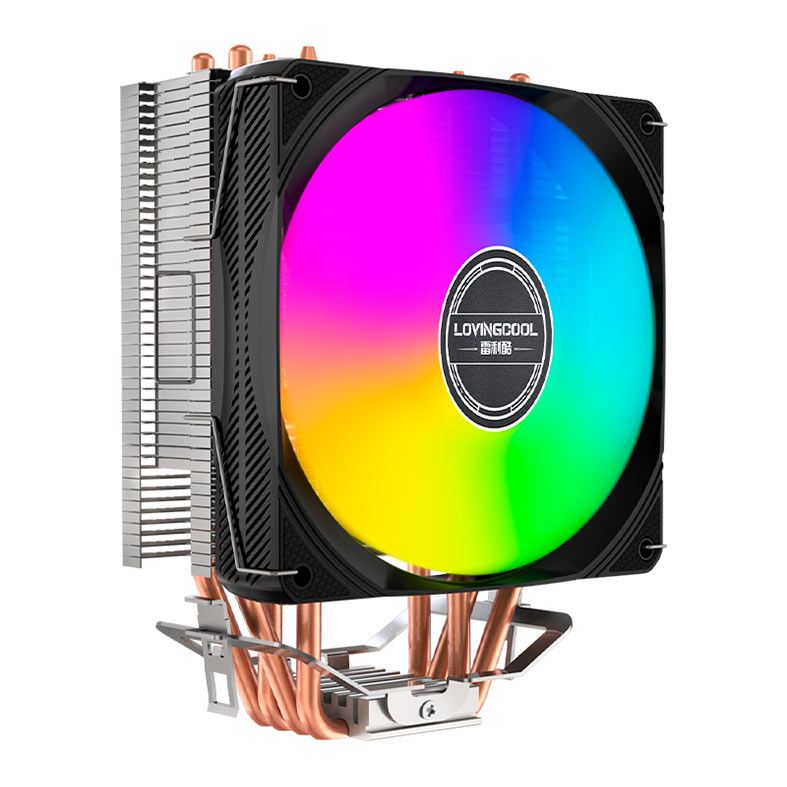 OPENBOX Cooler Para Processador Loving Cool X400B, Rainbow, 120mm, Preto, LC-X400B