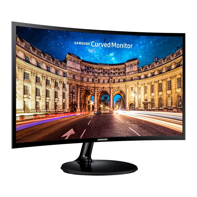 Monitor Samsung C24F390, 23.5, VA, Curvo, FHD, 4ms, 60Hz, FreeSync, HDMI/VGA, LC24F390FHLMZD