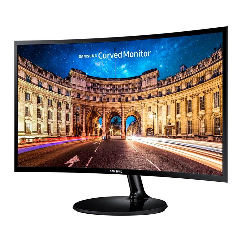 Monitor Samsung C24F390, 23.5, VA, Curvo, FHD, 4ms, 60Hz, FreeSync, HDMI/VGA, LC24F390FHLMZD