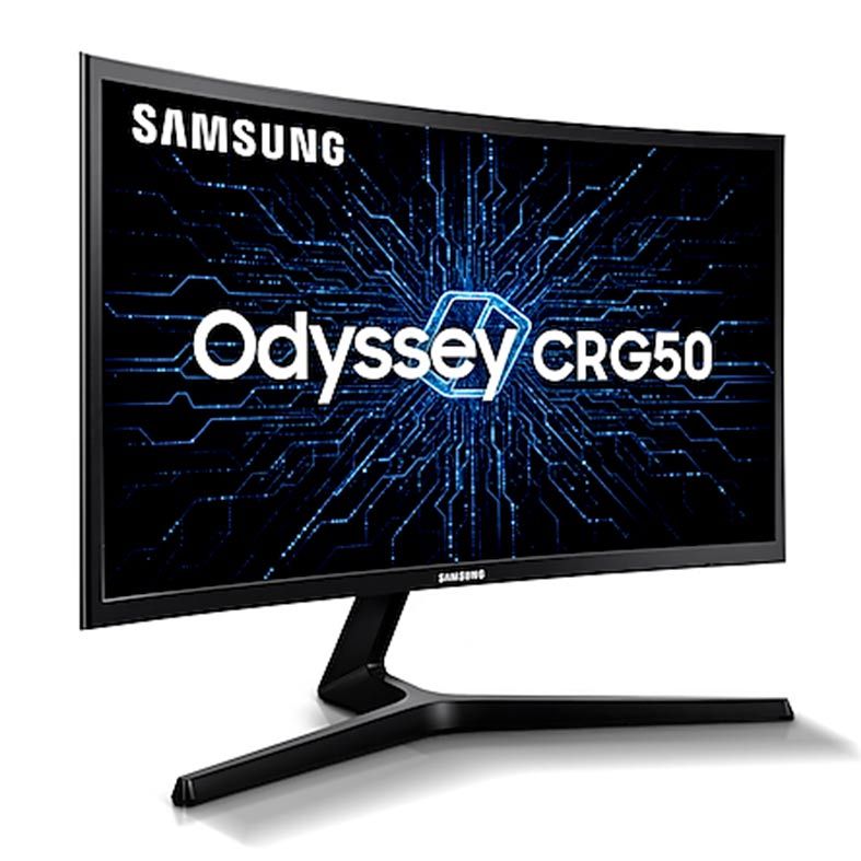 Monitor Gamer Samsung Odyssey CRG50, 23.5, VA, Curvo, FHD, 4ms, 144Hz, FreeSync, HDMI/DP, LC24RG50FZLMZD