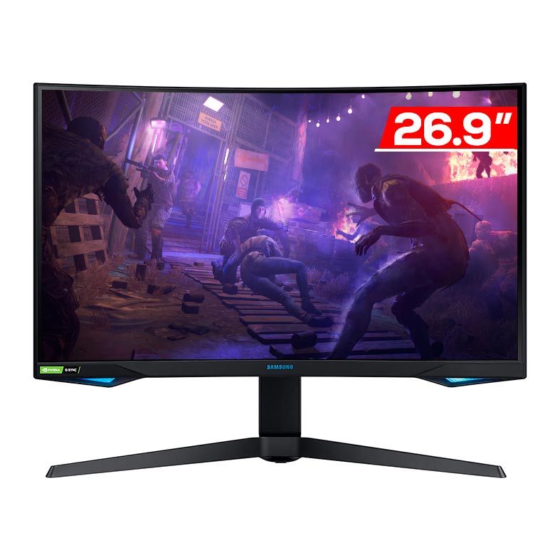 Monitor Gamer Samsung Odyssey G7, 26.9, VA, Curvo, WQHD, 1ms