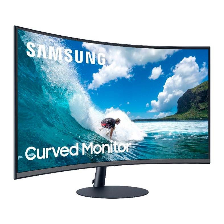 Monitor Samsung, 31.5, VA, Curvo, FHD, 4ms, 75Hz, FreeSync, DP/HDMI/VGA, LC32T550FDLXZD