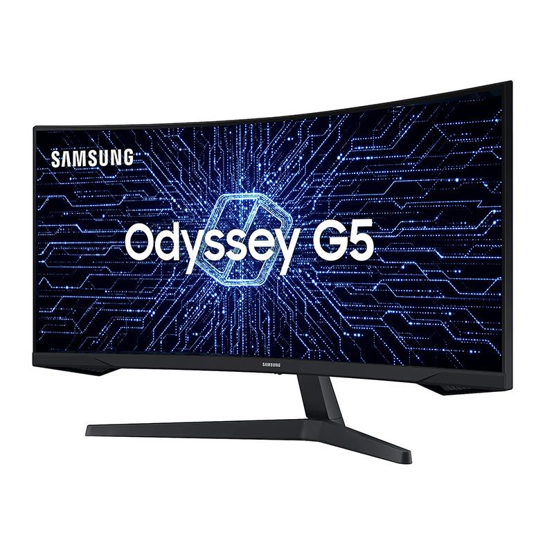 Monitor Gamer Samsung Odyssey G5, 34, VA, Ultra WQHD, 1ms, 165Hz, FreeSync Premium, HDMI/DP, LC34G55TWWLXZD