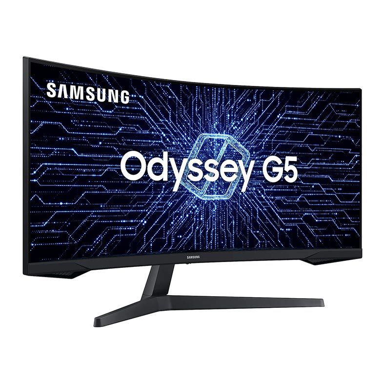 Monitor Gamer Samsung Odyssey G5, 34, VA, Ultra WQHD, 1ms, 165Hz, FreeSync Premium, HDMI/DP, LC34G55TWWLXZD