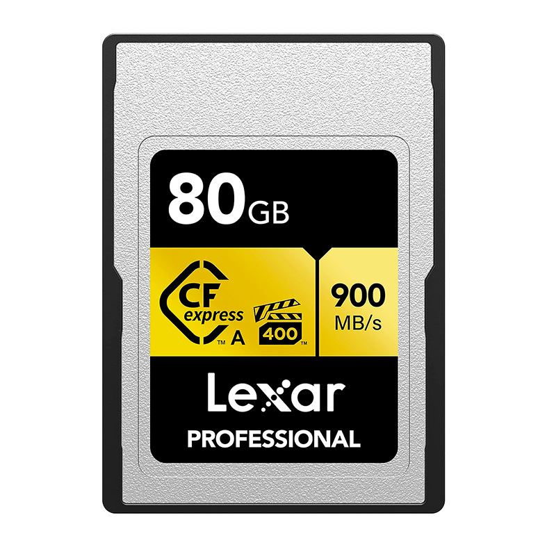 Cartao de Memoria Lexar Professional Gold Series, 80GB, Type A, LCAGOLD080G-RNENG