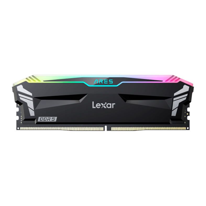 Memoria Lexar Ares, RGB, 32GB (2x16GB), DDR5, 6400MHz, C32, Preto, LD5EU016G-R6400GDLA