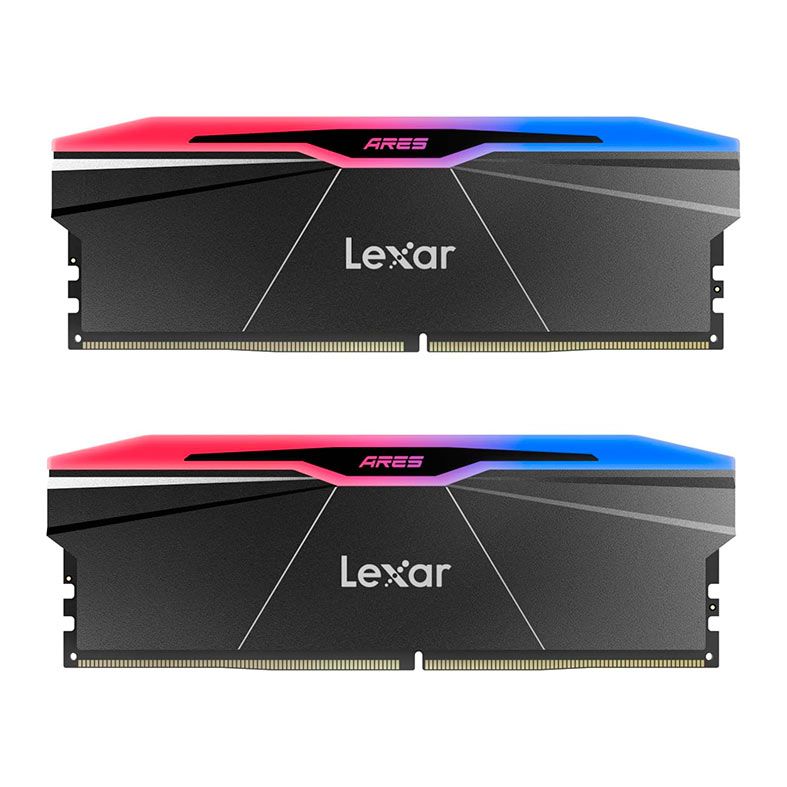 Memoria Lexar Ares, RGB, 32GB (2x16GB), DDR5, 8000MHz, C38, Preto, LD5U16G80C38BR-RGD