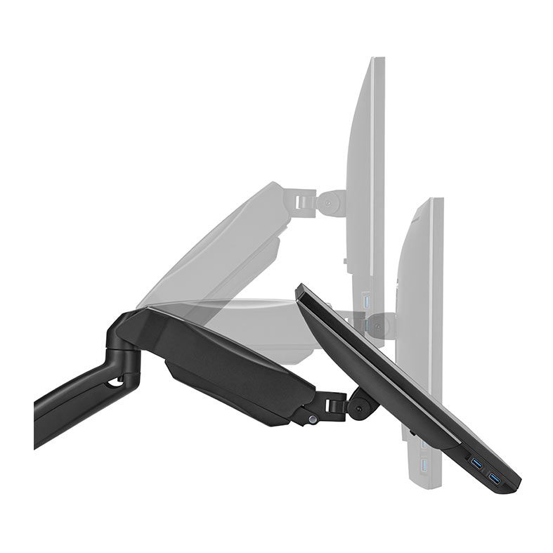 Suporte Articulado Para Monitor Brateck LDT13 C012E, 17 Pol. a 32 Pol., Preto, LDT13-C012E-V2