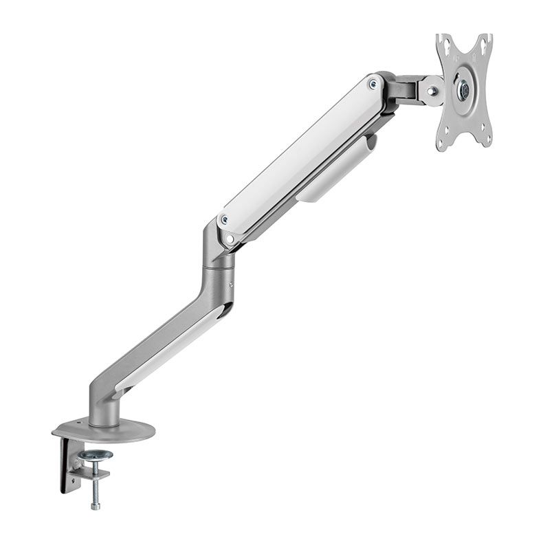 Suporte Articulado Para Monitor Brateck LDT63 C012, 17 Pol. a 32 Pol., Prata, LDT63-C012