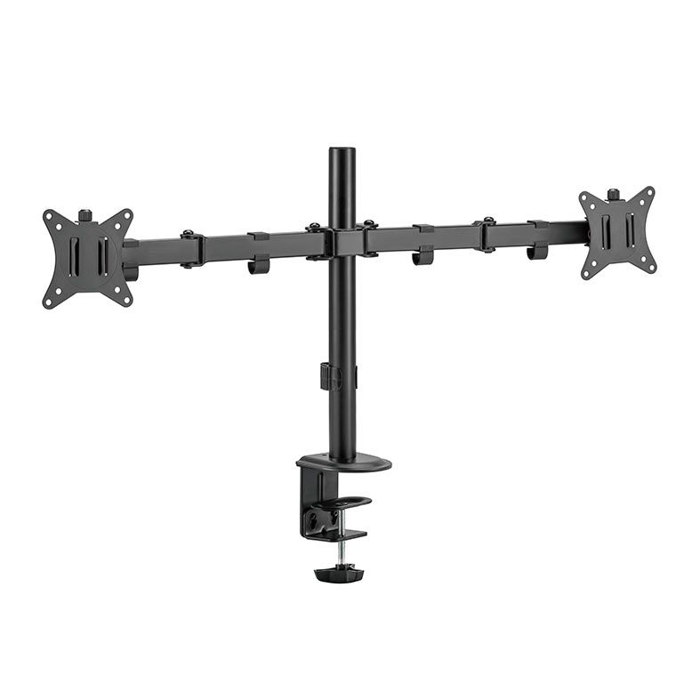 OPENBOX Suporte Para 2 Monitores Brateck LDT66 C024, 17 Pol. a 32 Pol., Preto, LDT66-C024