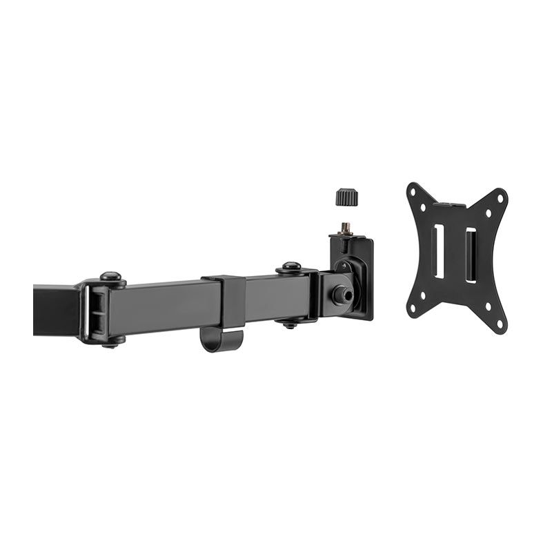 OPENBOX Suporte Para 2 Monitores Brateck LDT66 C024, 17 Pol. a 32 Pol., Preto, LDT66-C024