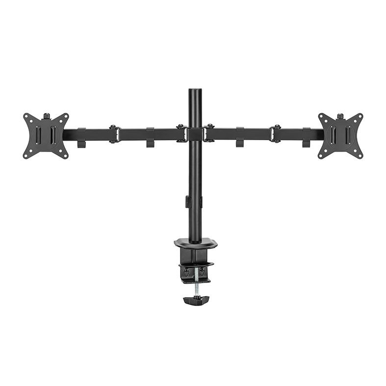 OPENBOX Suporte Para 2 Monitores Brateck LDT66 C024, 17 Pol. a 32 Pol., Preto, LDT66-C024