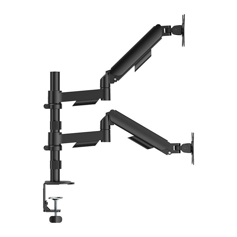 Suporte Articulado Para 2 Monitores Brateck LDT97-C024PE, 17 Pol a 32 Pol, Preto, LDT97-C024PE