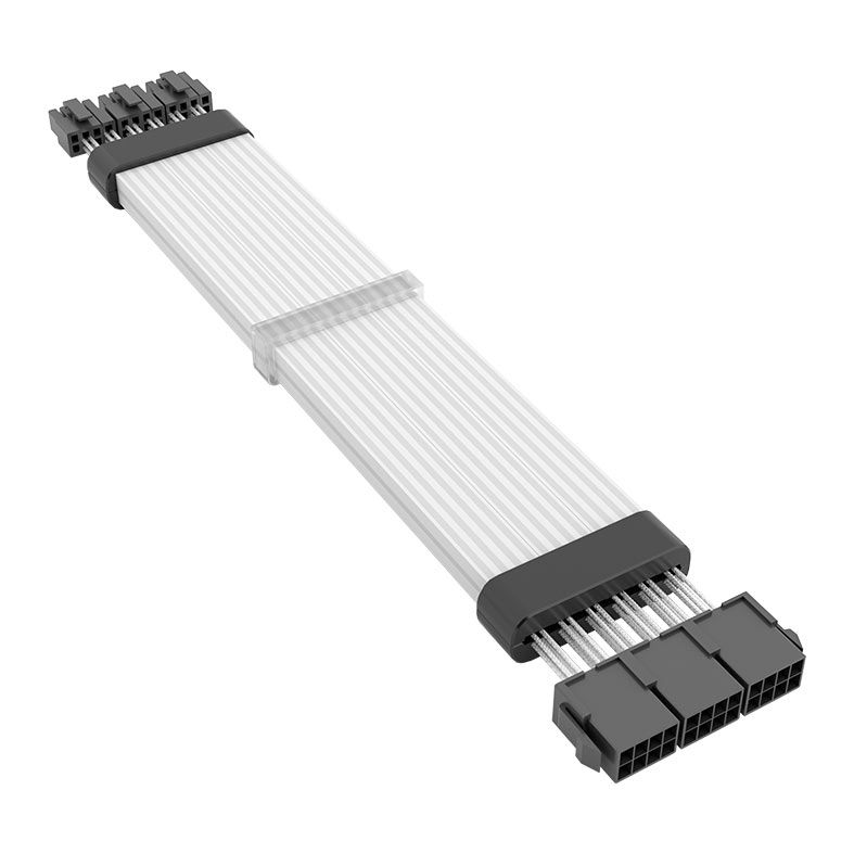 Cabo Extensor Sleeved Aigo Darkflash Lightglow LG03, ARGB, 6+2 X3, 345mm, Preto, LG03-BK