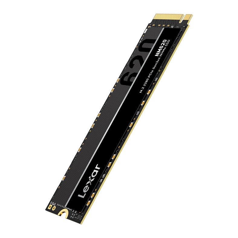 SSD Lexar NM620, 512GB, M.2 2280, PCIe NVMe, Leitura 3500 MB/s, Gravacao 2400 MB/s, LNM620X512G-RNNNU