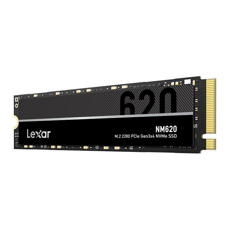 SSD Lexar NM620, 512GB, M.2 2280, PCIe NVMe, Leitura 3500 MB/s, Gravacao 2400 MB/s, LNM620X512G-RNNNU