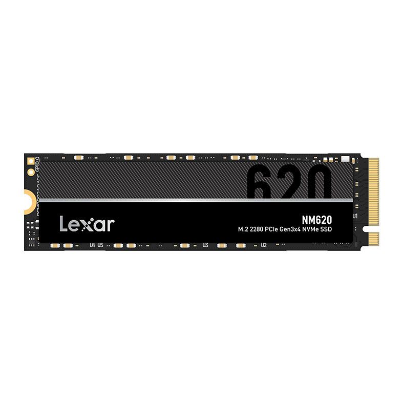SSD Lexar NM620, 512GB, M.2 2280, PCIe NVMe, Leitura 3500 MB/s, Gravacao 2400 MB/s, LNM620X512G-RNNNU