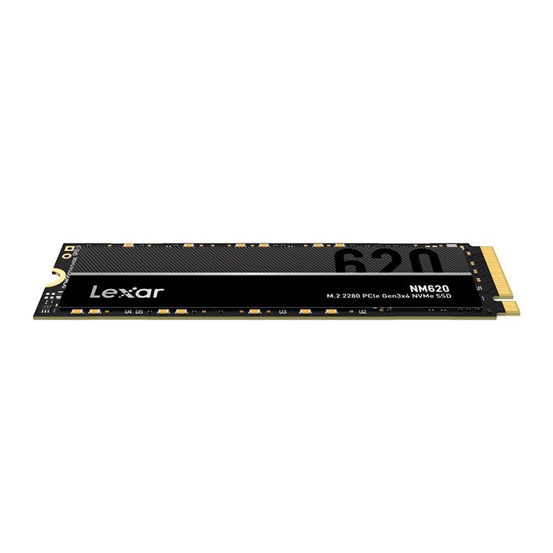 SSD Lexar NM620, 512GB, M.2 2280, PCIe NVMe, Leitura 3500 MB/s, Gravacao 2400 MB/s, LNM620X512G-RNNNU