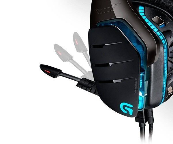 Headset Gamer Logitech G633 Artemis Spectrum RGB 7.1 Surround Preto, 981-000604