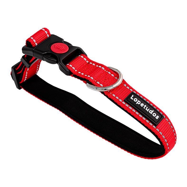 Coleira Lopetudos Steadfast1, M, Vermelho, LP-CLSF-MRED