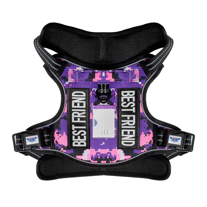 Peitoral Lopetudos EliteGear1, GG, Roxo Camuflado, LP-PTEG-GGCPRP