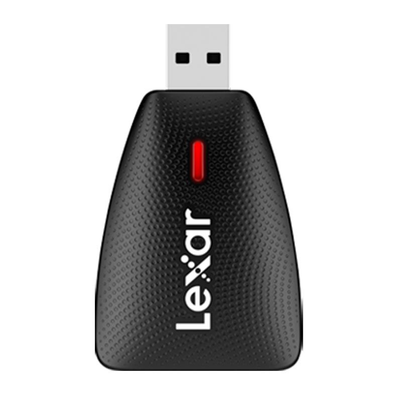 Leitor De Cartao De Memoria Lexar, Multi-Card 2-in-1, USB 3.1, SD/MicroSD, Preto, LRW450UBNA