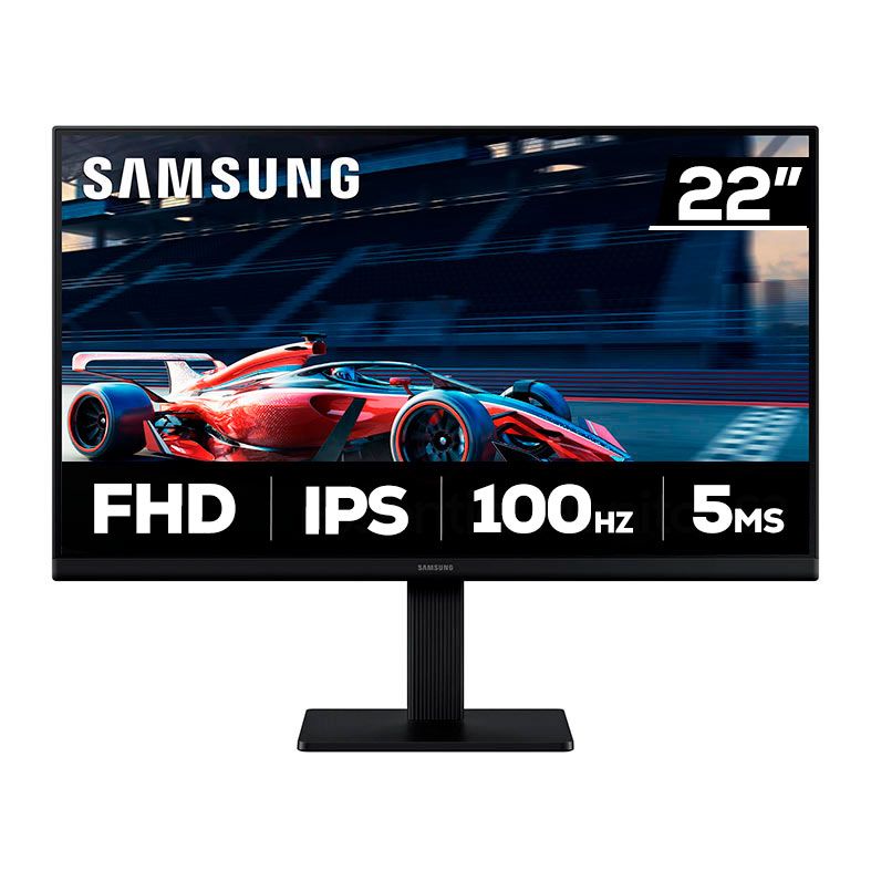 Monitor Samsung Essential S3, 22 Pol, IPS, FHD, 5ms, 100Hz, HDMI, LS22D300GALMZD