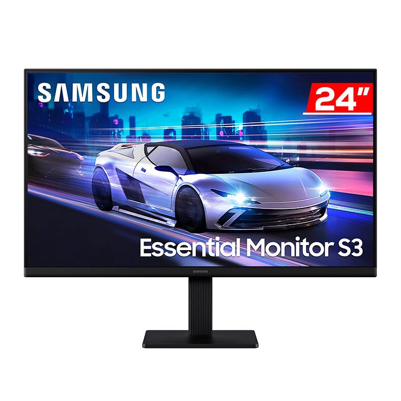 OPENBOX - Monitor Samsung Essential S3, 24 Pol, IPS, FHD, 5ms, 120Hz, HDMI, LS24F320GALMZD