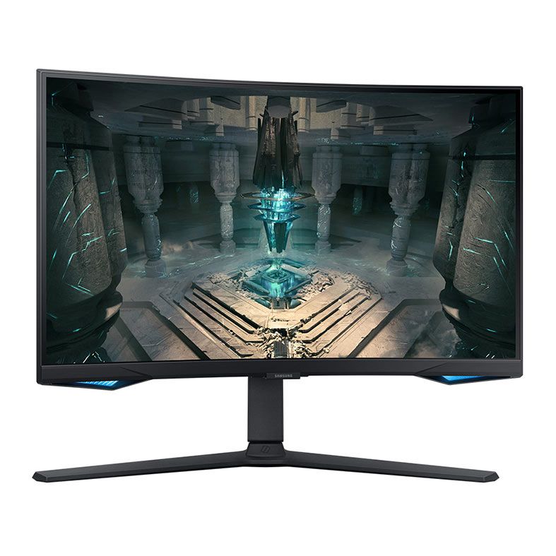 Monitor Gamer Samsung Odyssey G6, 27 Pol VA, Curvo, WQHD, 1ms, 240Hz, FreeSync Premium PRO, DP/HDMI, LS27BG650ELXZD