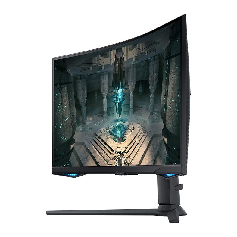 Monitor Gamer Samsung Odyssey G6, 27 Pol VA, Curvo, WQHD, 1ms, 240Hz, FreeSync Premium PRO, DP/HDMI, LS27BG650ELXZD