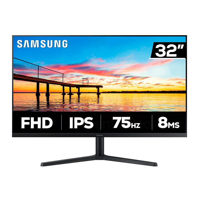 Monitor Samsung Essential S3, 32 Pol, IPS, FHD, 75Hz, HDMI/DP, Preto, LS32B300NWNMZD