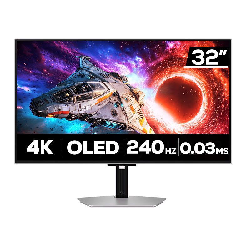 Monitor Gamer Samsung Odyssey G8, 32 Pol, OLED, 4K, 0.03ms, 240Hz, FreeSync Premium Pro, HDMI/DP, LS32HG802SLXZD