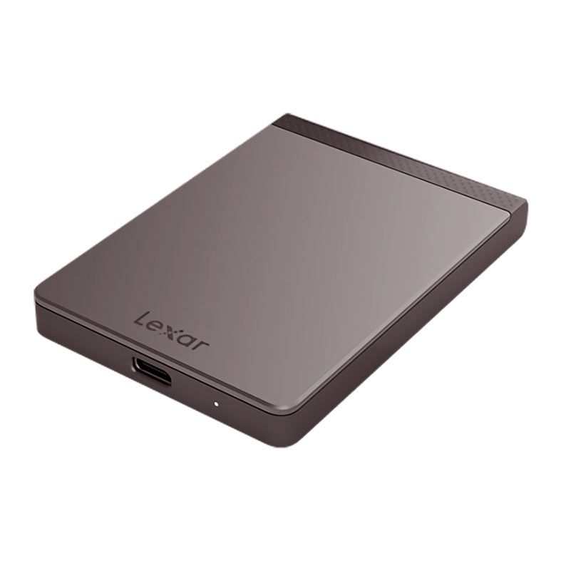 SSD Externo Lexar SL200, 512GB, USB-C 3.1, Leitura 550 MB/s, Gravacao 400 MB/s, LSL200X512G-RNNNU