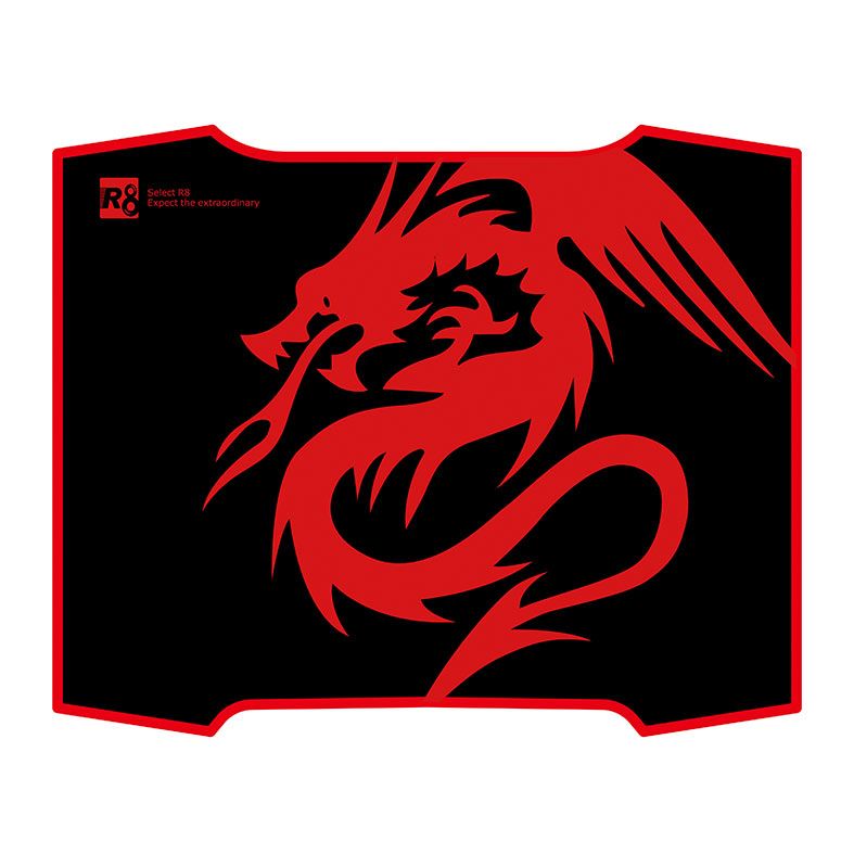 Kit R8 03, Teclado Gamer Rainbow USB, Mouse 7200DPI RGB, Headset Driver 50mm, Mousepad 300x250x3mm, Preto, R8-KIT03