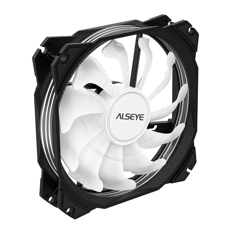 KIT Ventoinhas Alseye Max Series M120-P Black RGB 3x120mm, M120-P-BLACK-3xFANS