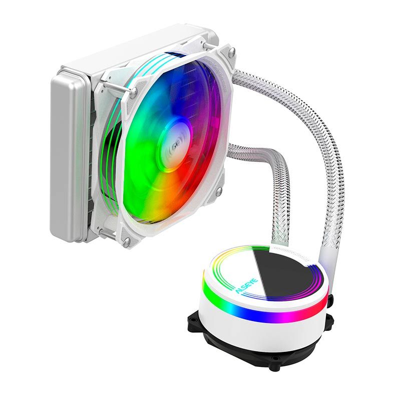Water Cooler Alseye Max M120, ARGB, 120mm, Branco, M120-WHITE