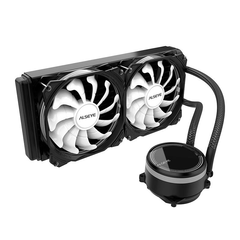 Water Cooler Alseye Max M240, ARGB,240mm, Preto, M240-BLACK