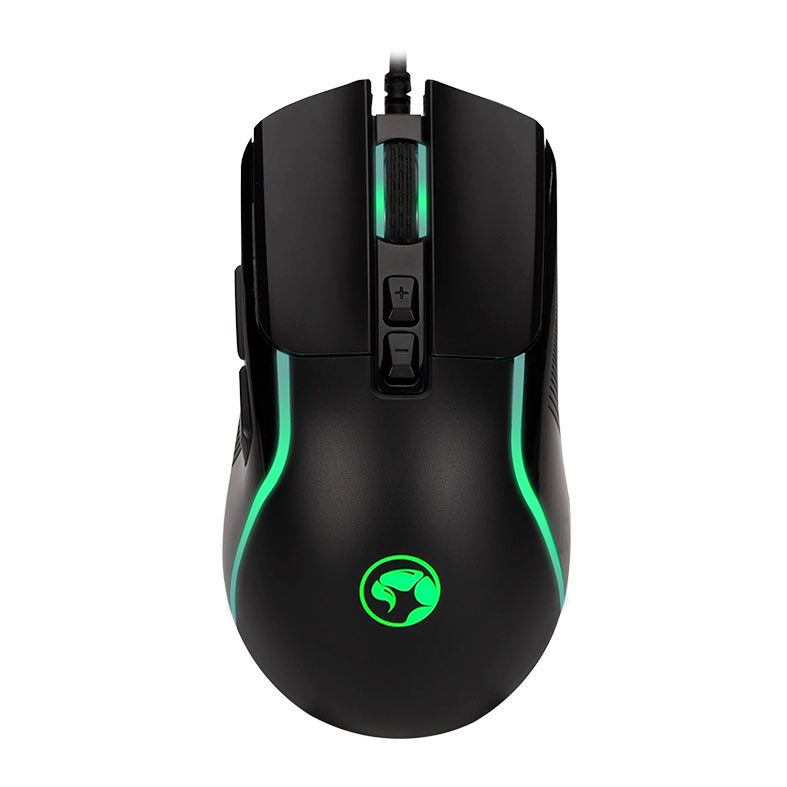 OPENBOX Mouse Gamer Marvo M292, RGB, 8000DPI, 7 Botoes, Preto, M292-BK