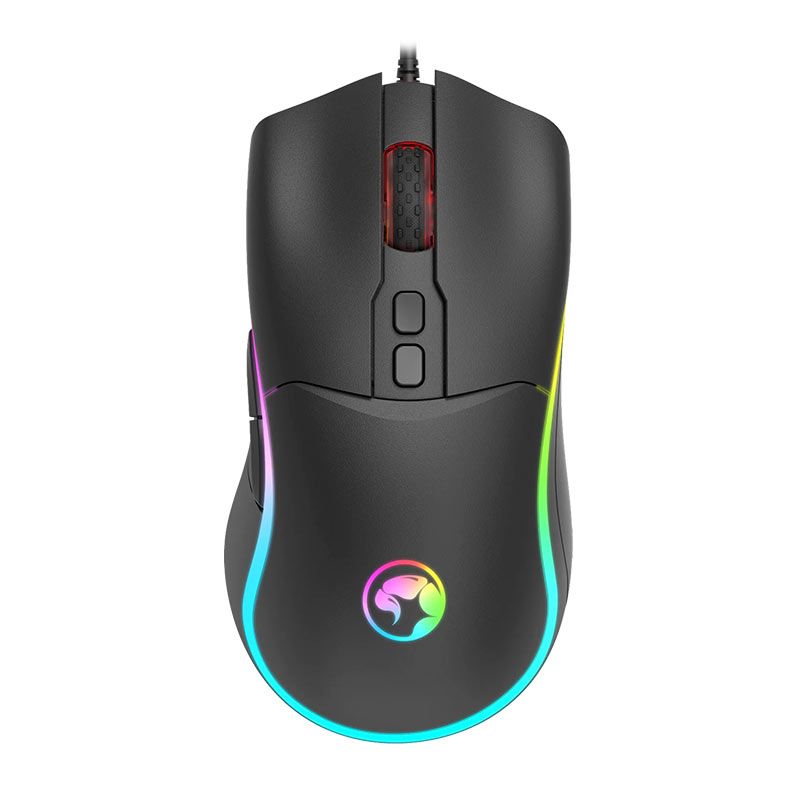 Mouse Gamer Marvo Tepo 60, RGB, 7200DPI, 7 Botoes, Preto, M358