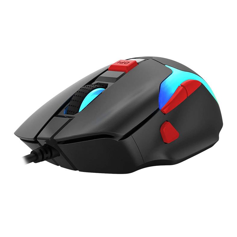 Kit Marvo 01, Teclado Gamer Rainbow USB, Mouse 12800DPI USB, Mousepad 350x300x3mm, Preto, MARVO-KIT01