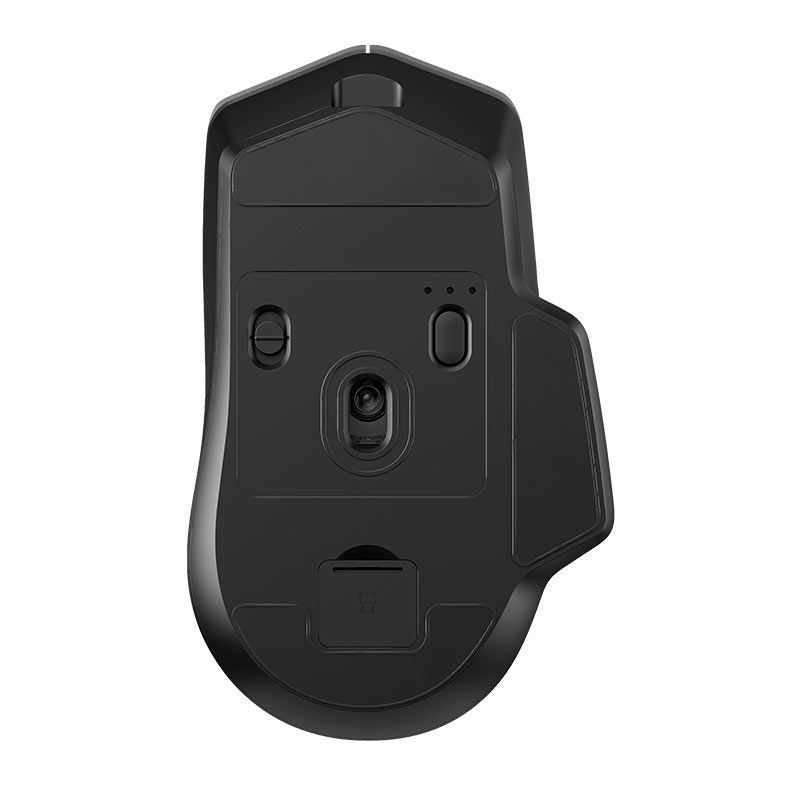 Mouse Gamer Marvo Duke 50W, RGB, 12800DPI, 6 Botoes, Tri-mode, Cinza e Laranja, M368W