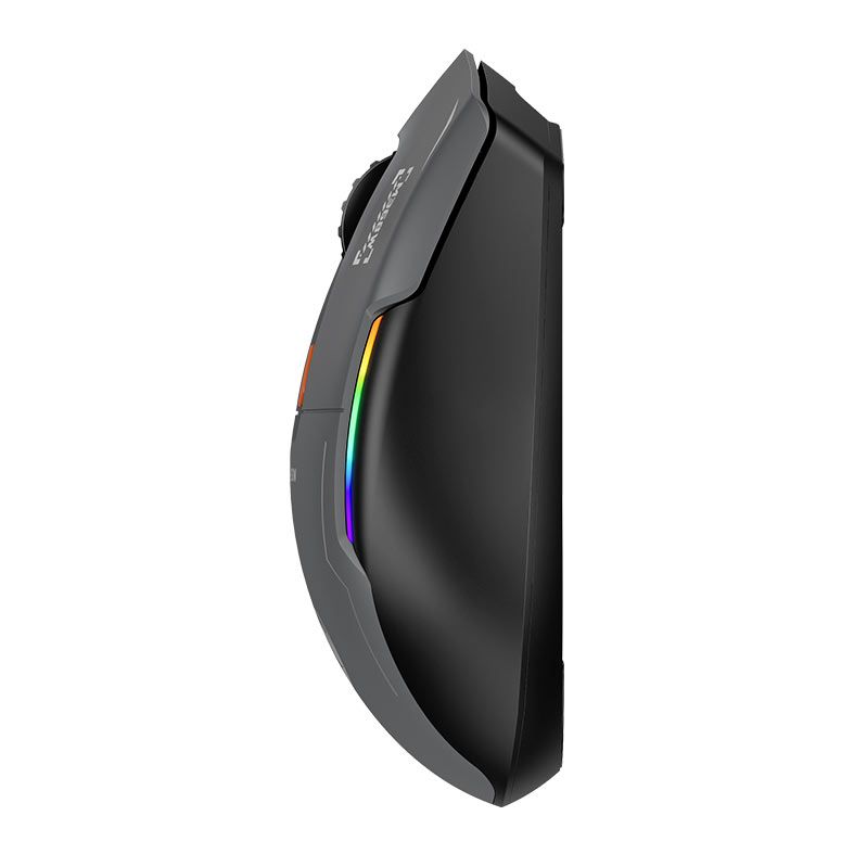 Mouse Gamer Marvo Duke 50W, RGB, 12800DPI, 6 Botoes, Tri-mode, Cinza e Laranja, M368W